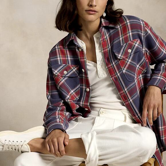 Polo by Ralph Lauren Tops - Polo Ralph Lauren Plaid Cotton Flannel